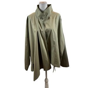 Ladies Ivan Grundahl Tan Cape Style‎ Jacket Size 42